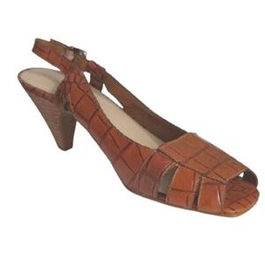 Nine West "Narciso" Leather Slingback Sandal- Sz. 7